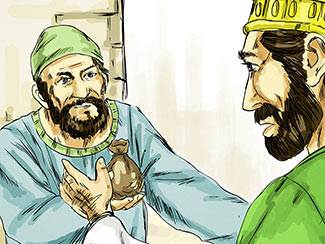 his lord was displeased with him
