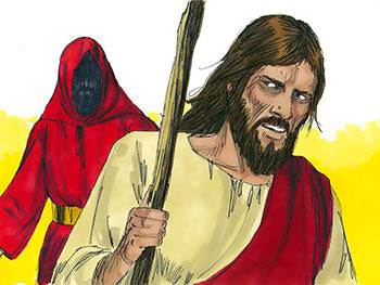the Lord Jesus faced our great enemy, Satan, and defeated him.