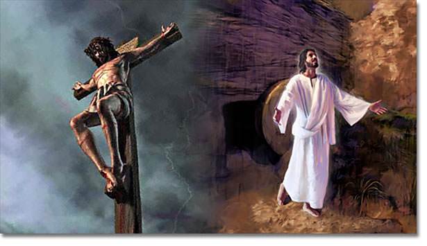 Christ died for our sins and rose from the dead.