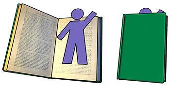 little man in the book