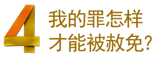 4 我的罪该怎样被赦免?