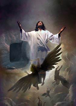 Jesus came out of the tomb as the mighty Victor over Satan and his evil spirits!