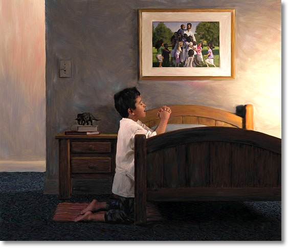 boy praying