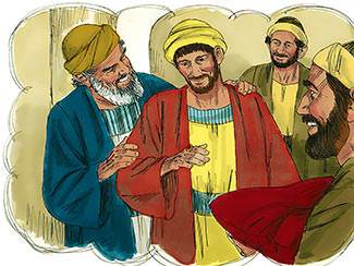 The robe, the ring and the sandals made the son conscious that his father loved him and delighted in him.