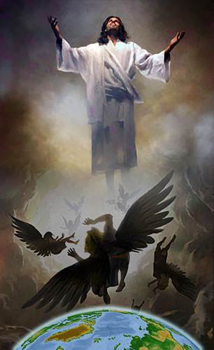 Christ rose from the grave, victorious over Satan and all the powers of darkness!