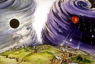 They will be left behind to face a time of great trouble on earth
