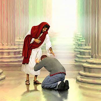 If you want the benefit of Christ's work, you must go to Him, trusting Him as your Saviour