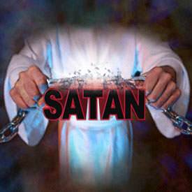 Christ rose from the grave on the third day, victorious over Satan