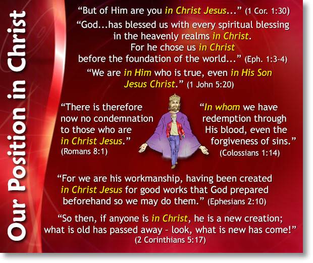 Our position in Christ