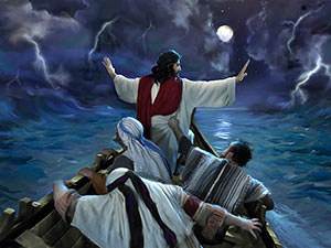 Jesus spoke to the wind and the sea saying, "Peace, be still."