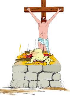 The reason we do not offer a lamb as a sacrifice is because Jesus is the Lamb of God and He died for our sins.