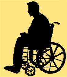 Now Tom uses a wheelchair to get around.
