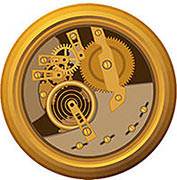 The fashioner of the clock opened the back of it