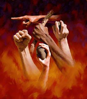 We have all broken God's laws and rebelled against Him