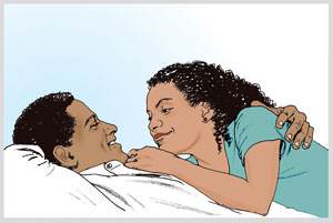 A guy and a girl attracted to each other