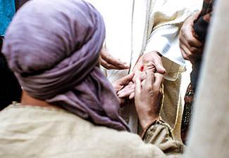 the Lord Jesus said to Thomas, &ldquo;Reach your finger here, and behold My hands